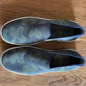 Rothys Camo Slip on sneaker